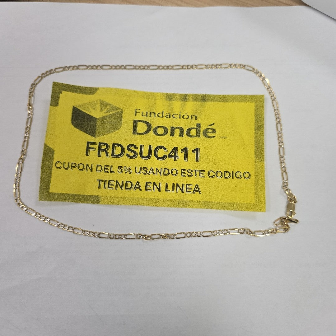 CADENA ORO 14 K 3.3 GRMS (SEMINUEVO)