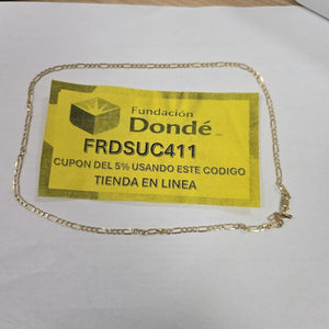 CADENA ORO 14 K 3.3 GRMS (SEMINUEVO)