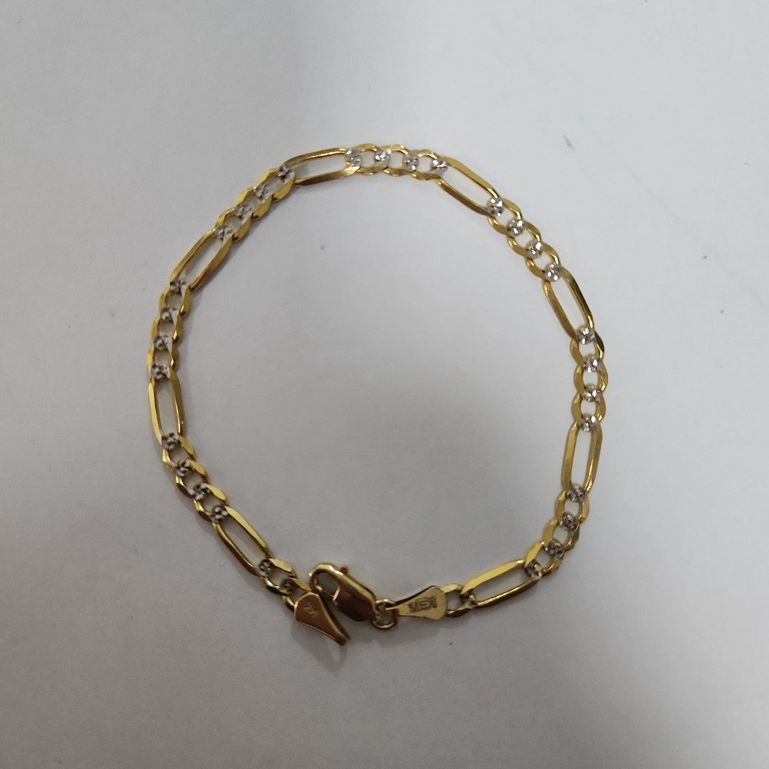 PULSERA 3X1 14K 18 CM 4 GR (NUEVO)