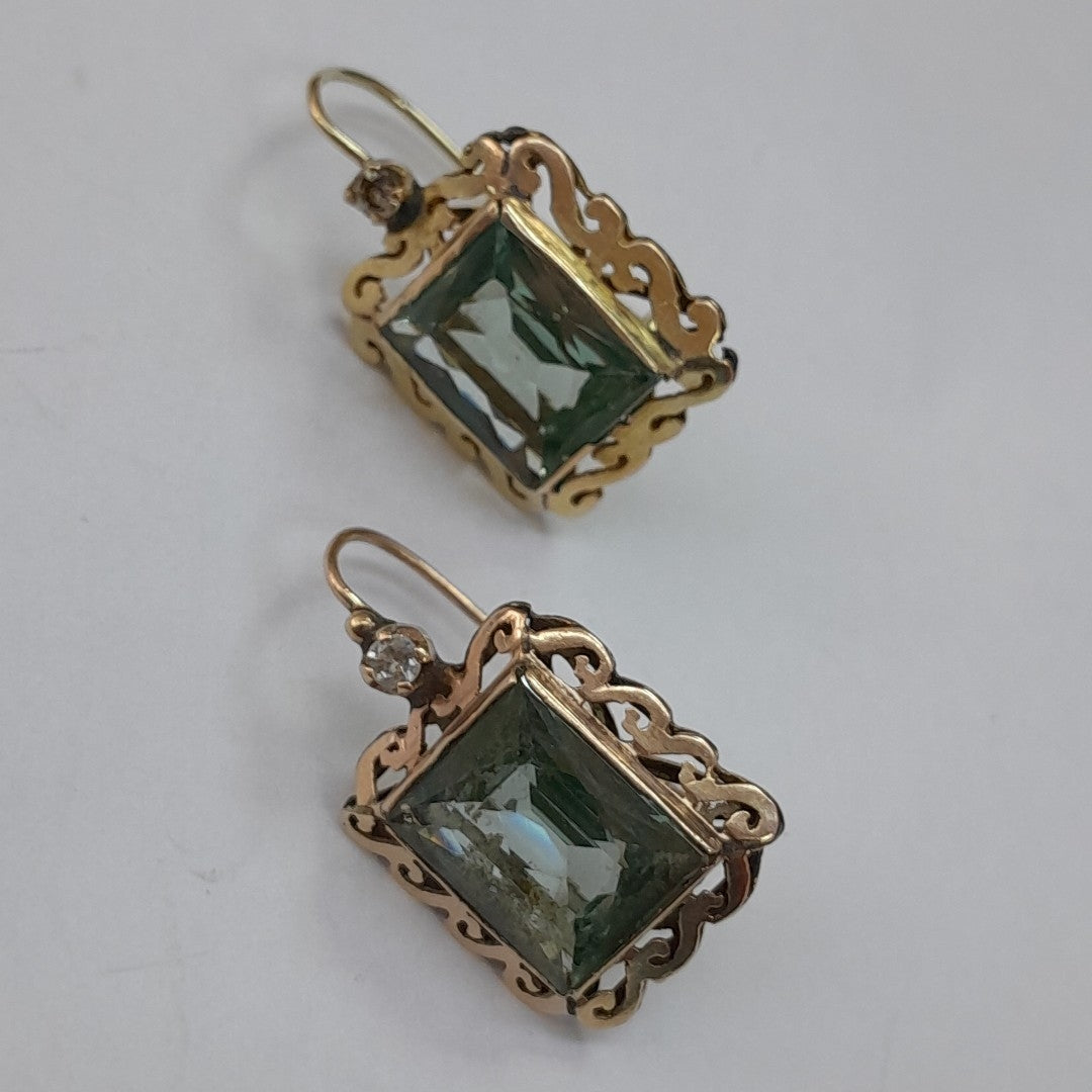 ARETES PAR ORO 8 K 6,20 GRMS (SEMINUEVO)