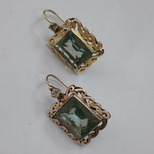 ARETES PAR ORO 8 K 6,20 GRMS (SEMINUEVO)