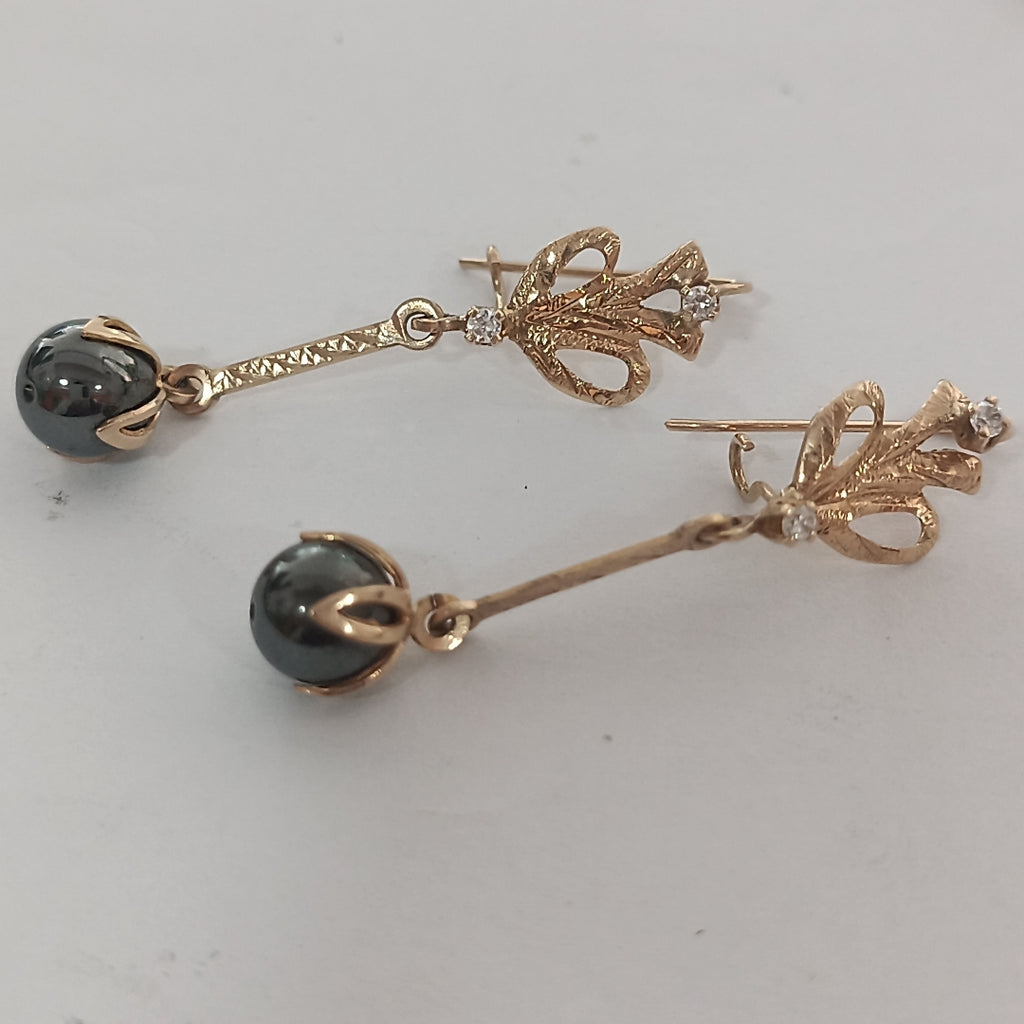 ARETES PAR ORO 10 K 5.2 GRMS (SEMINUEVO)