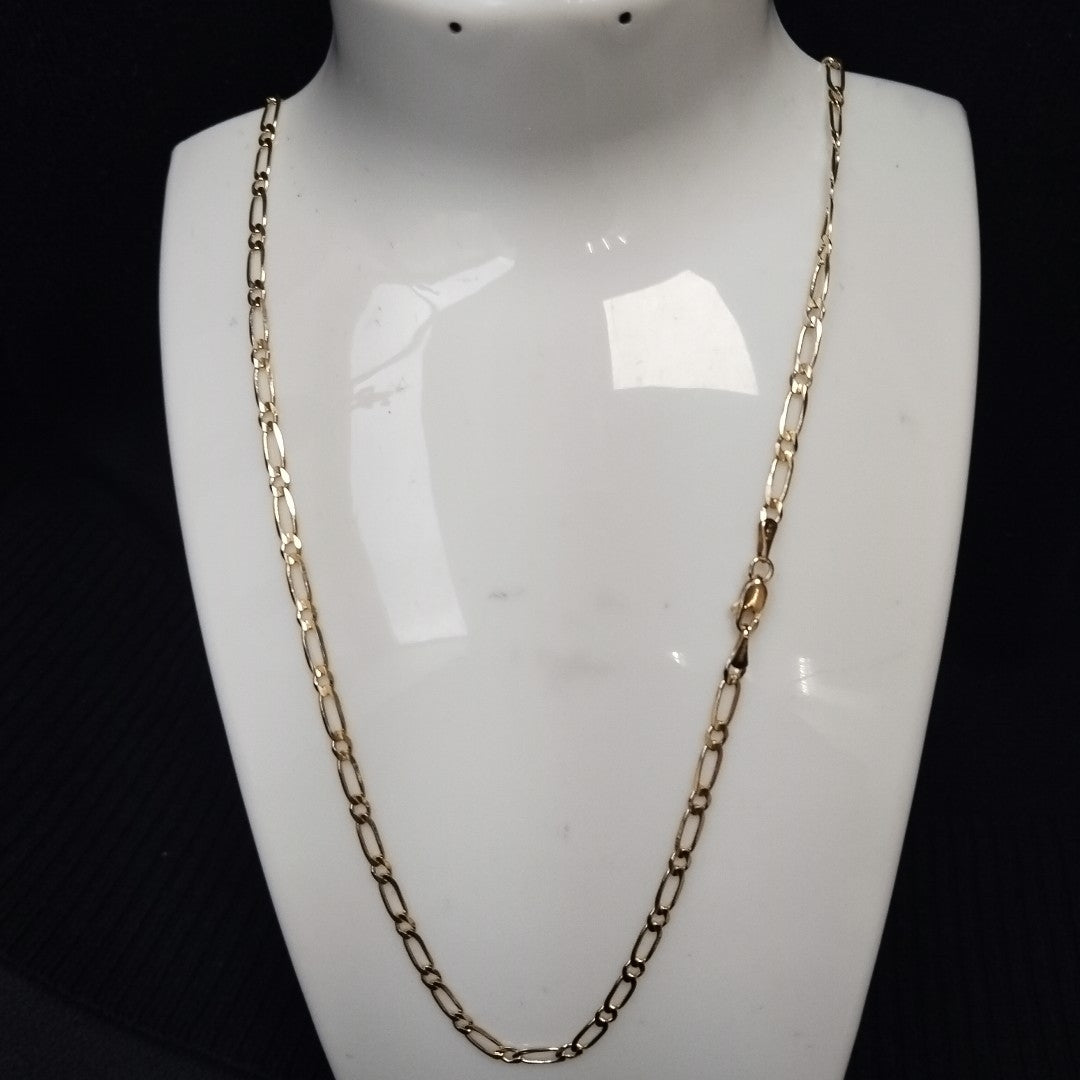 CADENAS 1X1 ORO 14K 55 CM 7.5 GR (NUEVO)