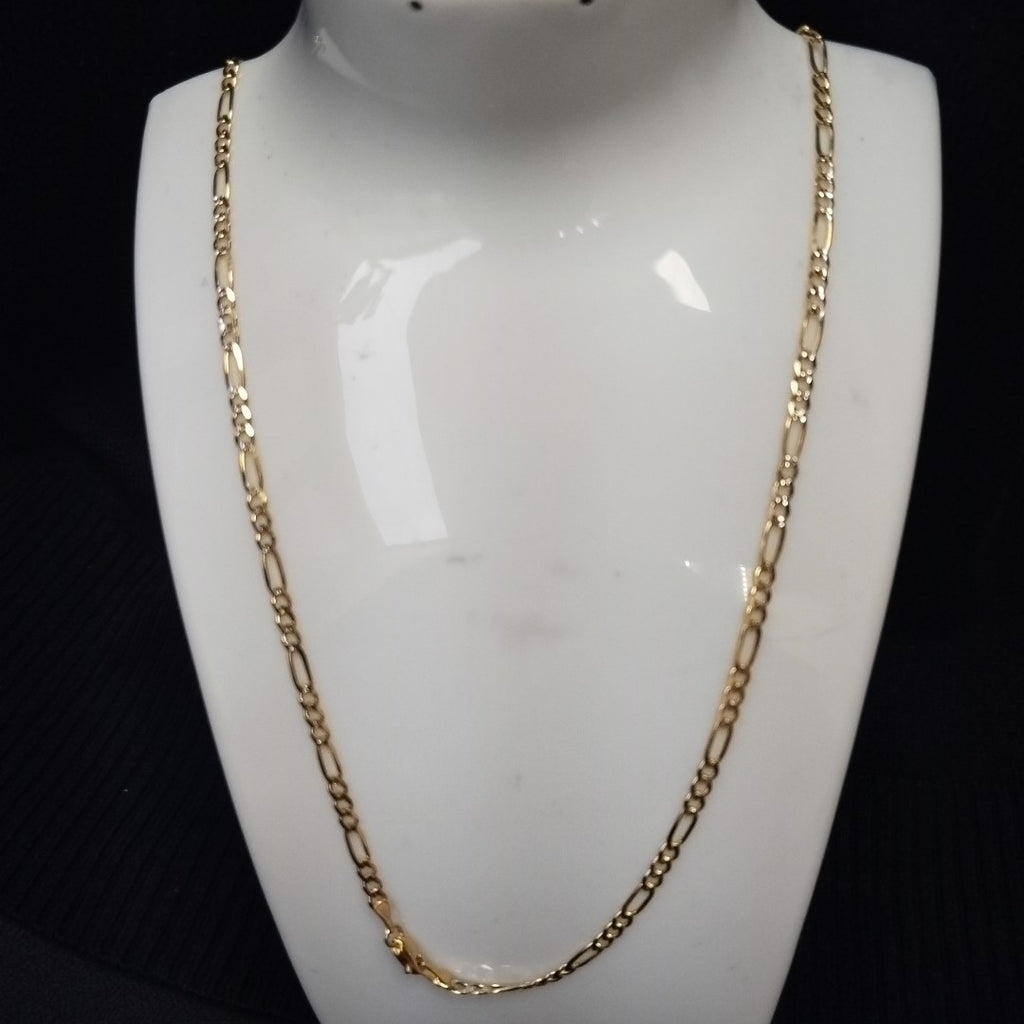 CADENAS 3X1 DIAMANTADA ORO 14K 55 CM 8.4 GR (NUEVO)