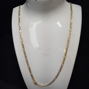 CADENAS 3X1 DIAMANTADA ORO 14K 55 CM 8.4 GR (NUEVO)