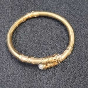 PULSERA RIGIDA ORO 14 K 13,50 GRMS (SEMINUEVO)