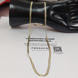 CADENA BARBADA 14K 60 CM 9.9 GR (NUEVO)