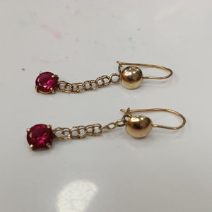 ARETES PAR ORO 8 K 2,50 GRMS (SEMINUEVO)