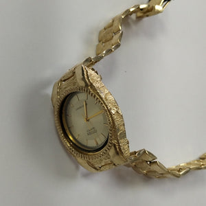 RELOJ CAJA ACERO PULSO ORO ORO 10 K 53 GRMS (SEMINUEVO)