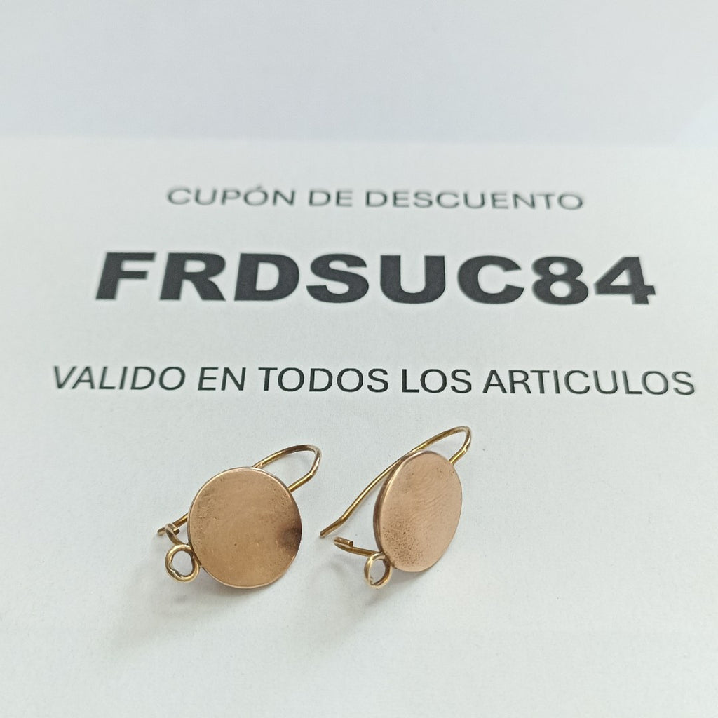ARETES PAR ORO 8 K 1,70 GRMS (SEMINUEVO)
