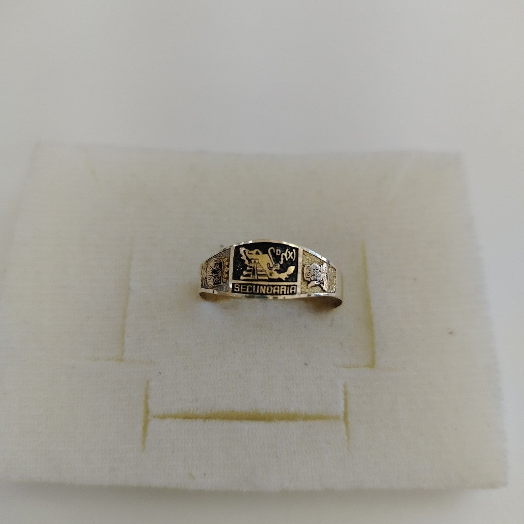 ANILLO DE GRADUACIÓN ORO 8 K 1,20 GRMS (SEMINUEVO)