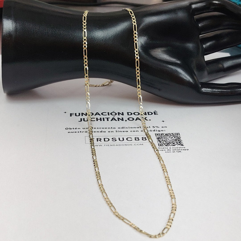 CADENA 3X1 14K 55 CM 4.9 GR (NUEVO)