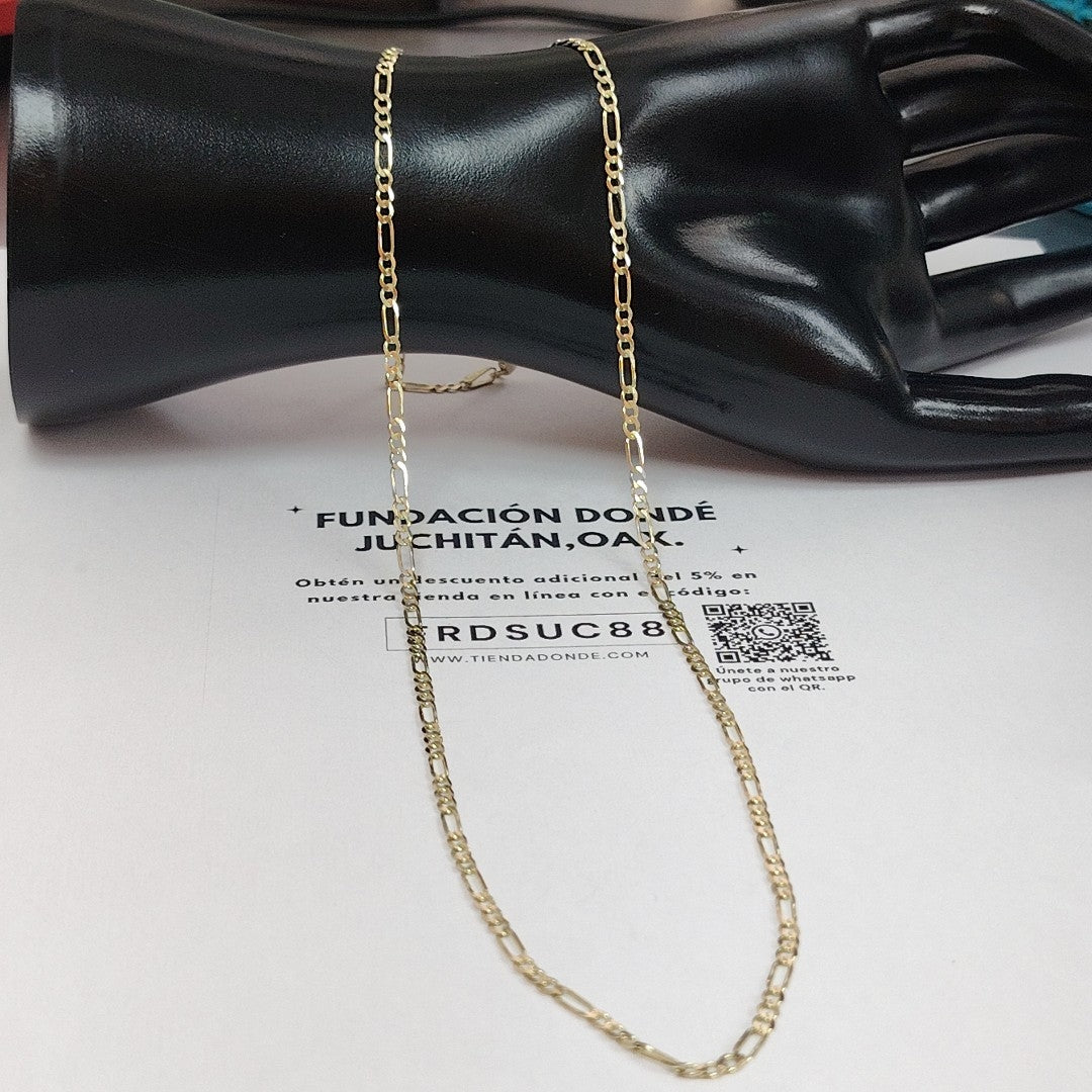 CADENA 3X1 14K 55 CM 4.9 GR (NUEVO)