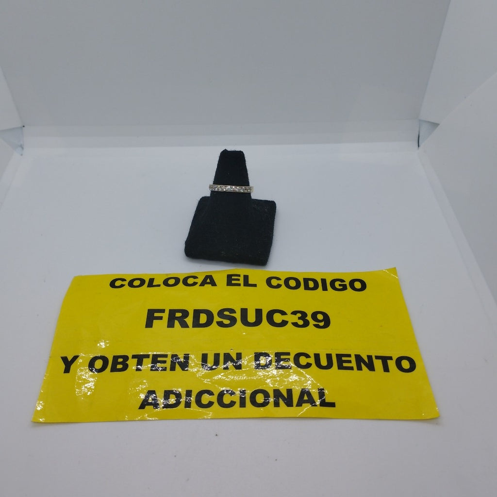 ANILLO ANILLITO C CIRCONIAS 14K 7 TALLA 2 GR (NUEVO)
