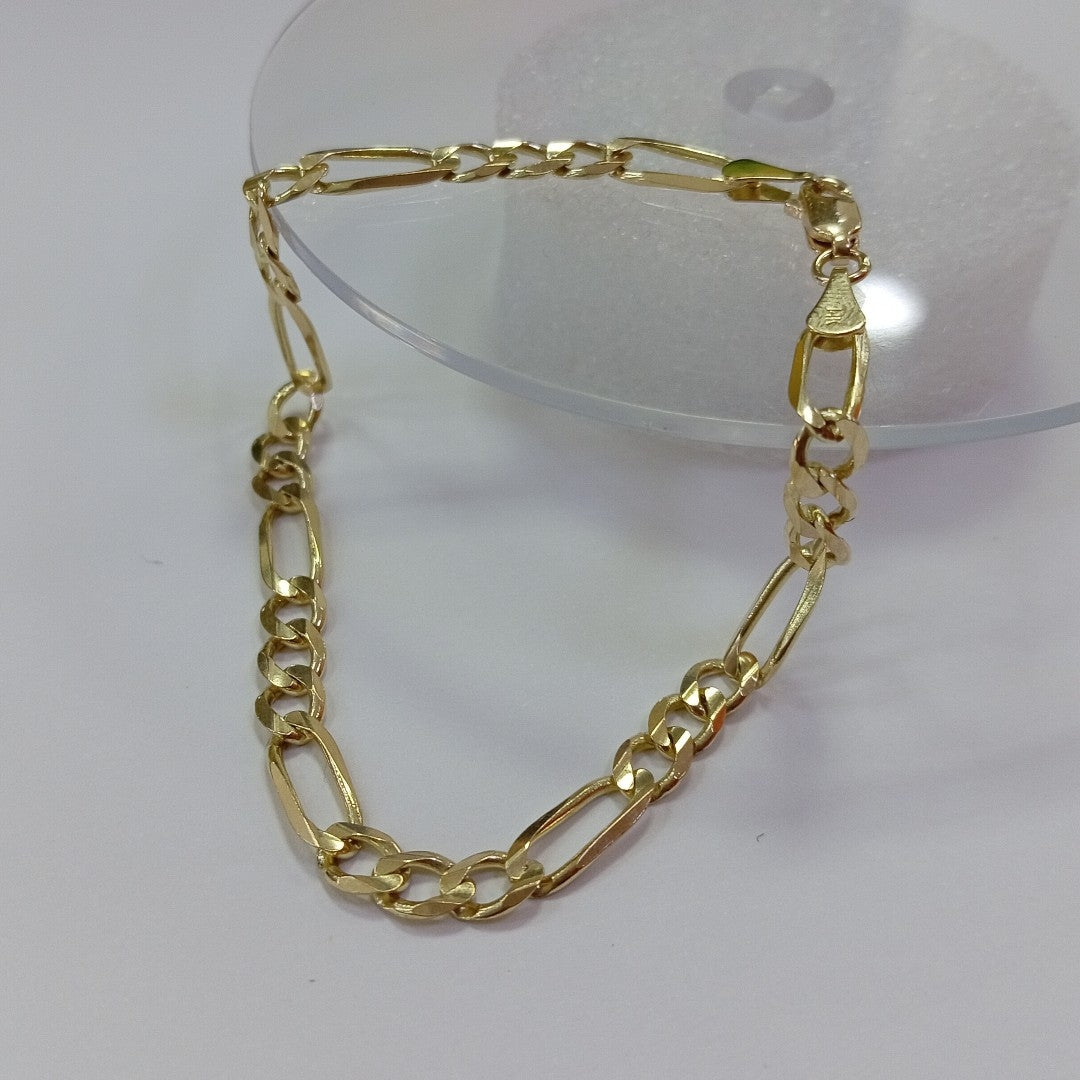 PULSERA 3X1 14K 21 CM 6.4 GR (NUEVO)