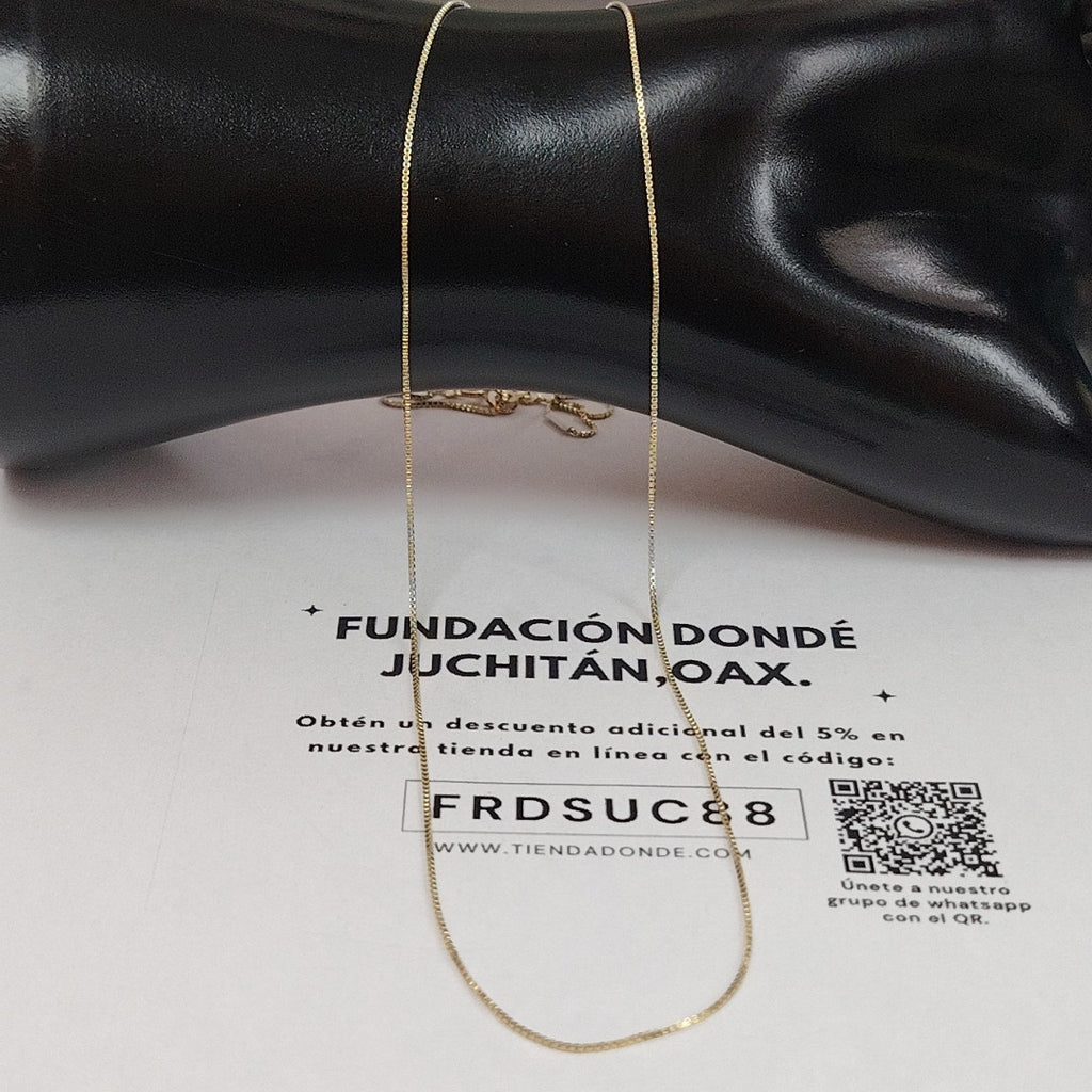 CADENA VENECIANO 14K 55 CM 1.8 GR (NUEVO)