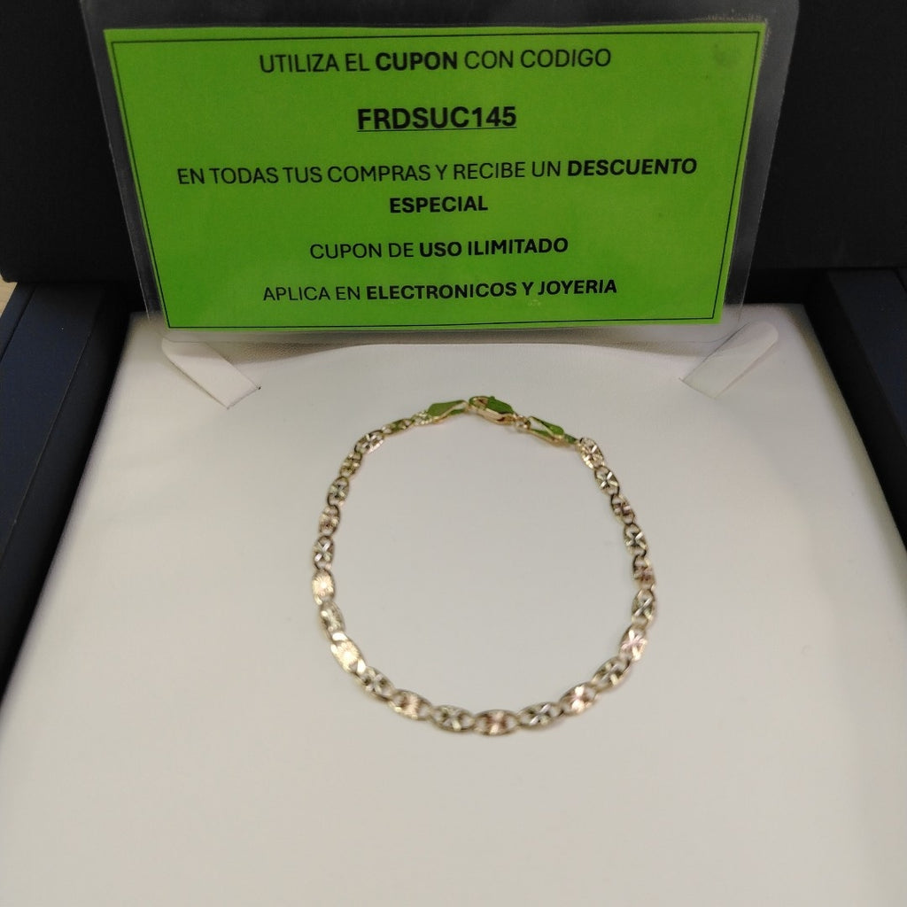 PULSERA GUCHI 14K 18 CM 2.8 GR (NUEVO)