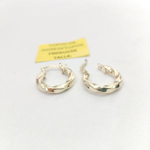 ARETES ARRACADA TORZAL 14K 1.8 GR (NUEVO)