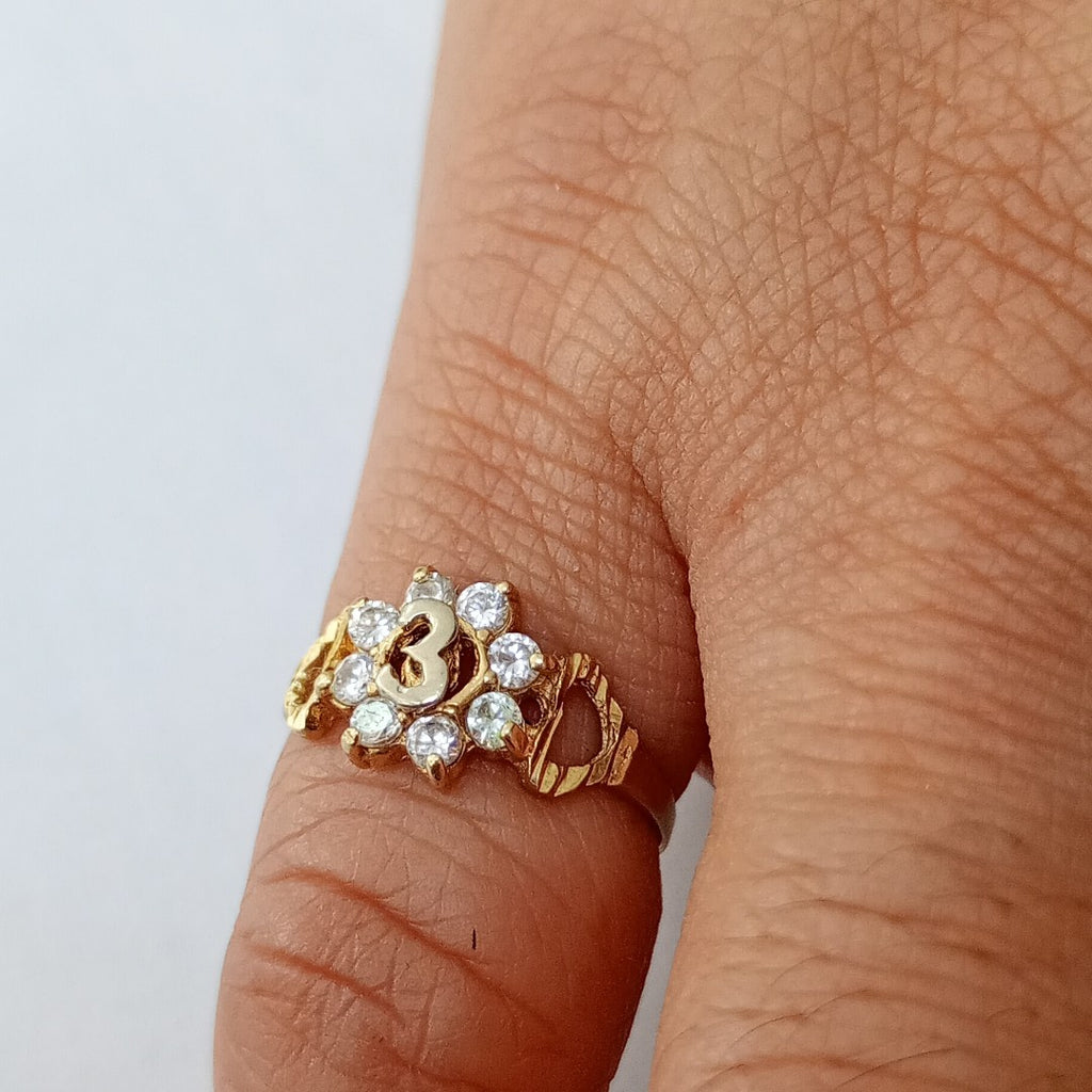 ANILLO ORO 10 K 1,30 GRMS (SEMINUEVO)