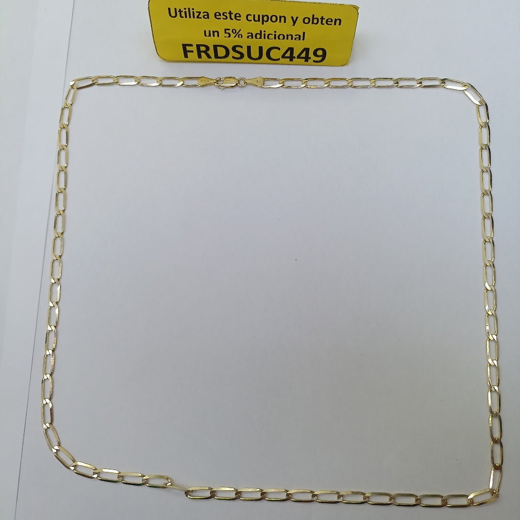 CADENA ESLABONES 14K 60 CM 10.7 GR (NUEVO)