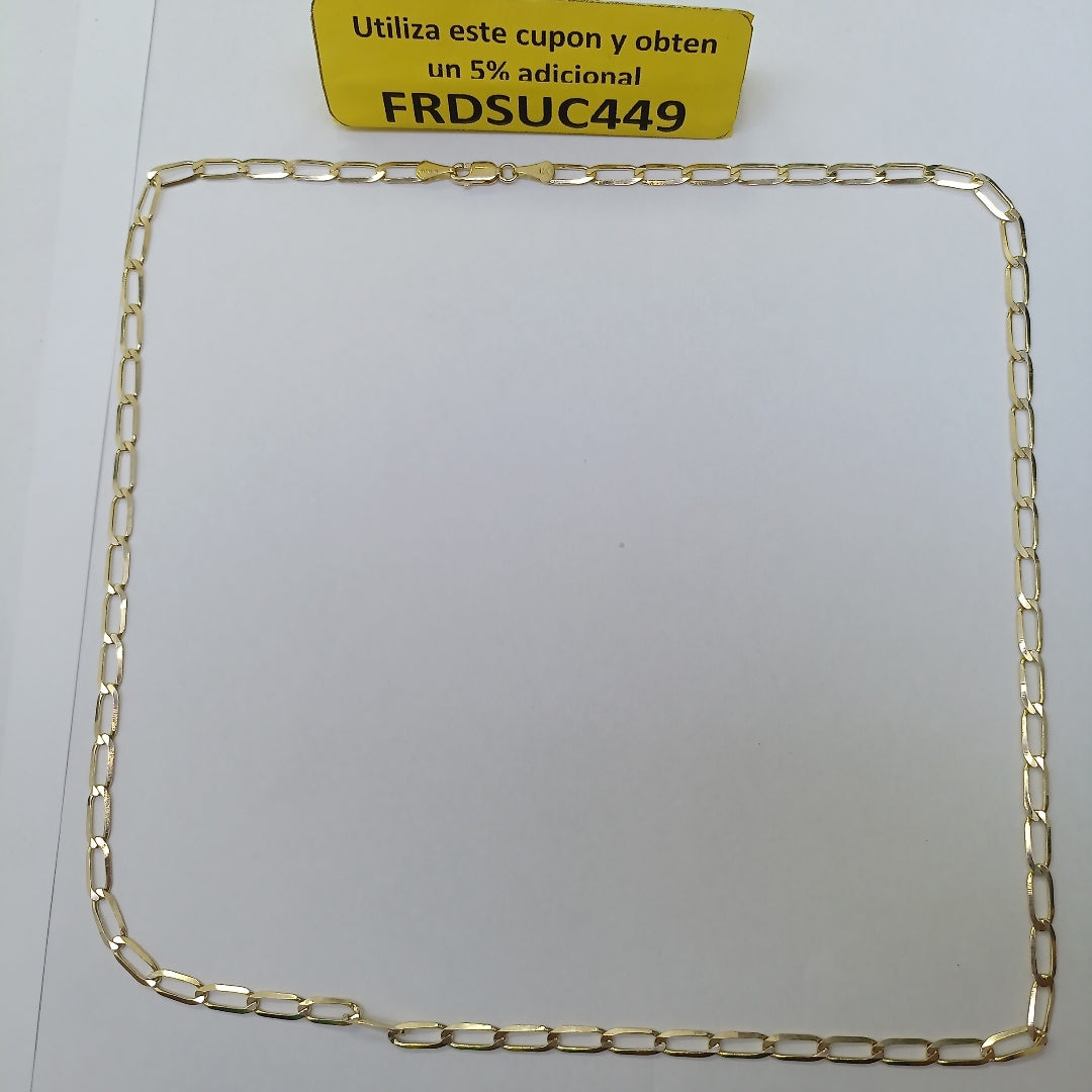 CADENA ESLABONES 14K 60 CM 10.7 GR (NUEVO)