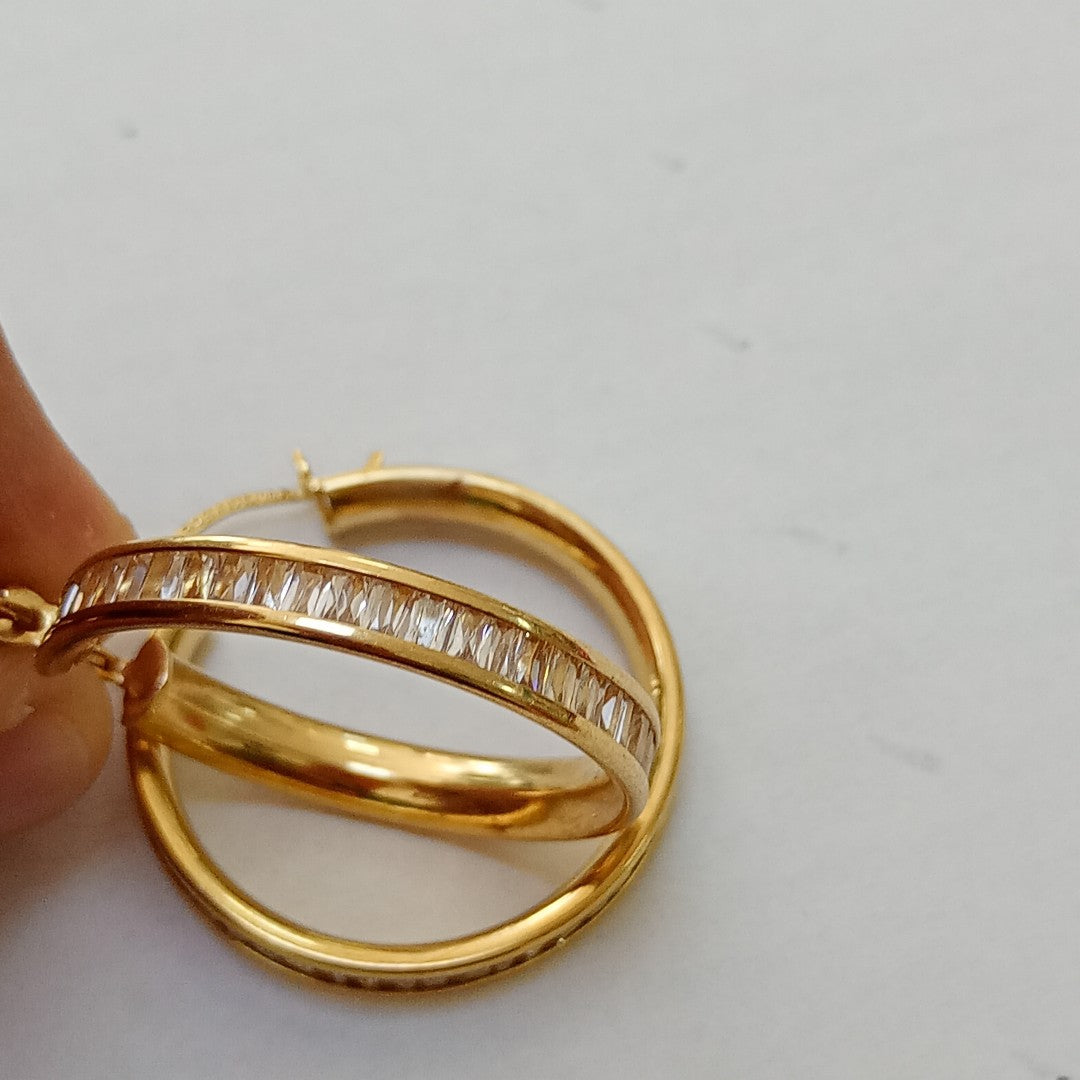 ARETES PAR ORO 10 K 7.3 GRMS (SEMINUEVO)