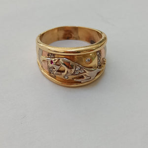 ANILLO ORO 14 K 12.1 GRMS (SEMINUEVO)