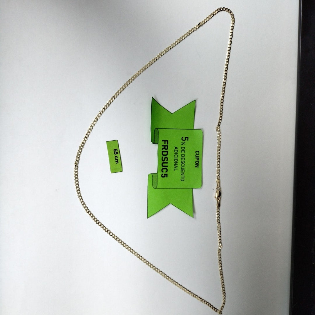 CADENA BARBADA 14K 55 CM 5.1 GR (NUEVO)