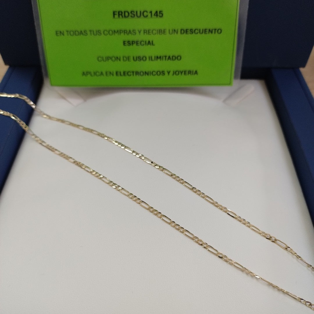 CADENA 3X1 14K 55 CM 4.9 GR (NUEVO)