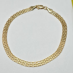 PULSERA ESPECIAL 10K 21 CM 4.5 GR (NUEVO)