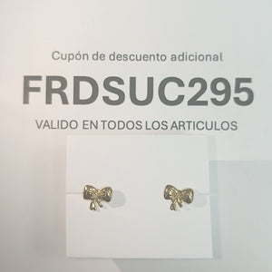 BROQUELES BROQUEL FIG MOÑO C CIRCONIA 14K 0.2441 GR (NUEVO)