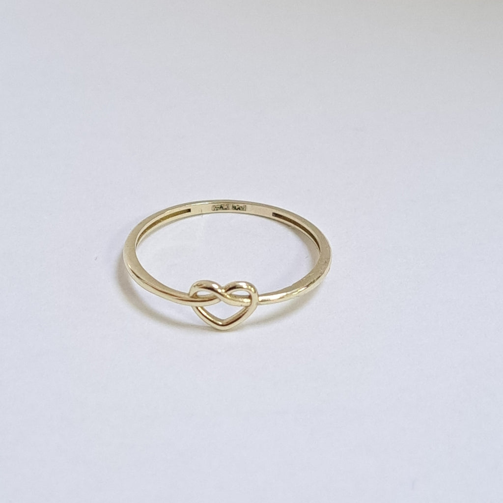 ANILLOS ANILLITO FIG CORAZON 10K TALLA 8 0.9 GR (NUEVO)