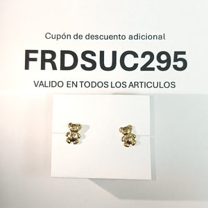 BROQUELES BROQUEL FIG OSO 14K 0.2592 GR (NUEVO)