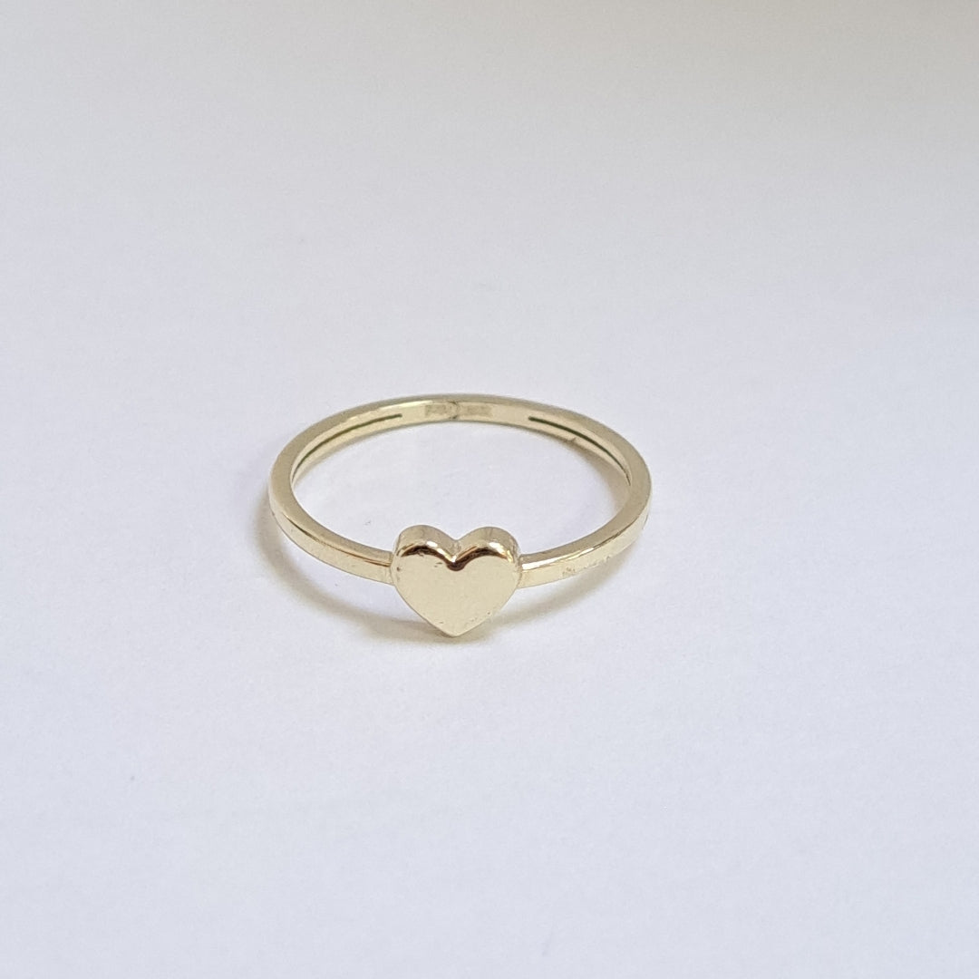 ANILLOS ANILLITO FIG CORAZON 10K TALLA 7 1.1 GR (NUEVO)