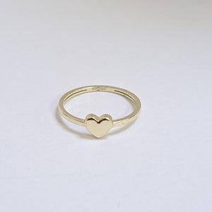 ANILLOS ANILLITO FIG CORAZON 10K TALLA 7 1.1 GR (NUEVO)