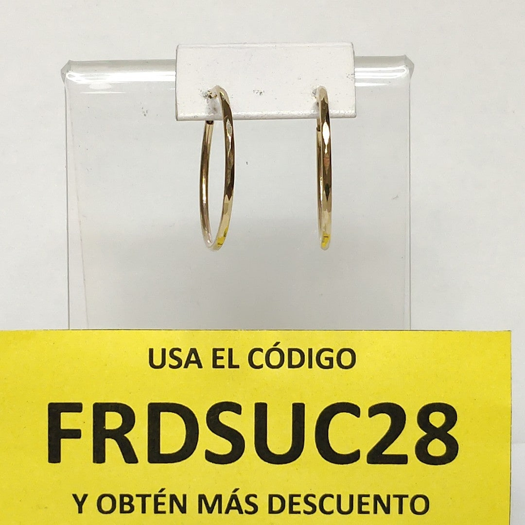ARRACADAS PAR ORO 10 K 1,60 GRMS (SEMINUEVO)