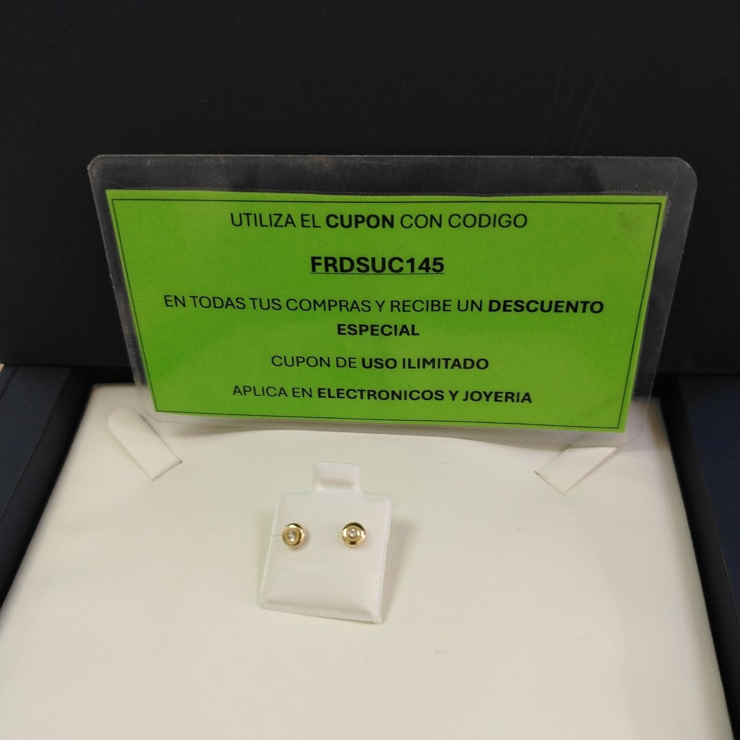 BROQUELES BROQUEL C CIRCONIA 14K 0.27 GR (NUEVO)