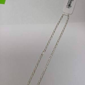 CADENA TEJIDO ESLABONES PLATA .925 60 CM 2.9 GR (NUEVO)