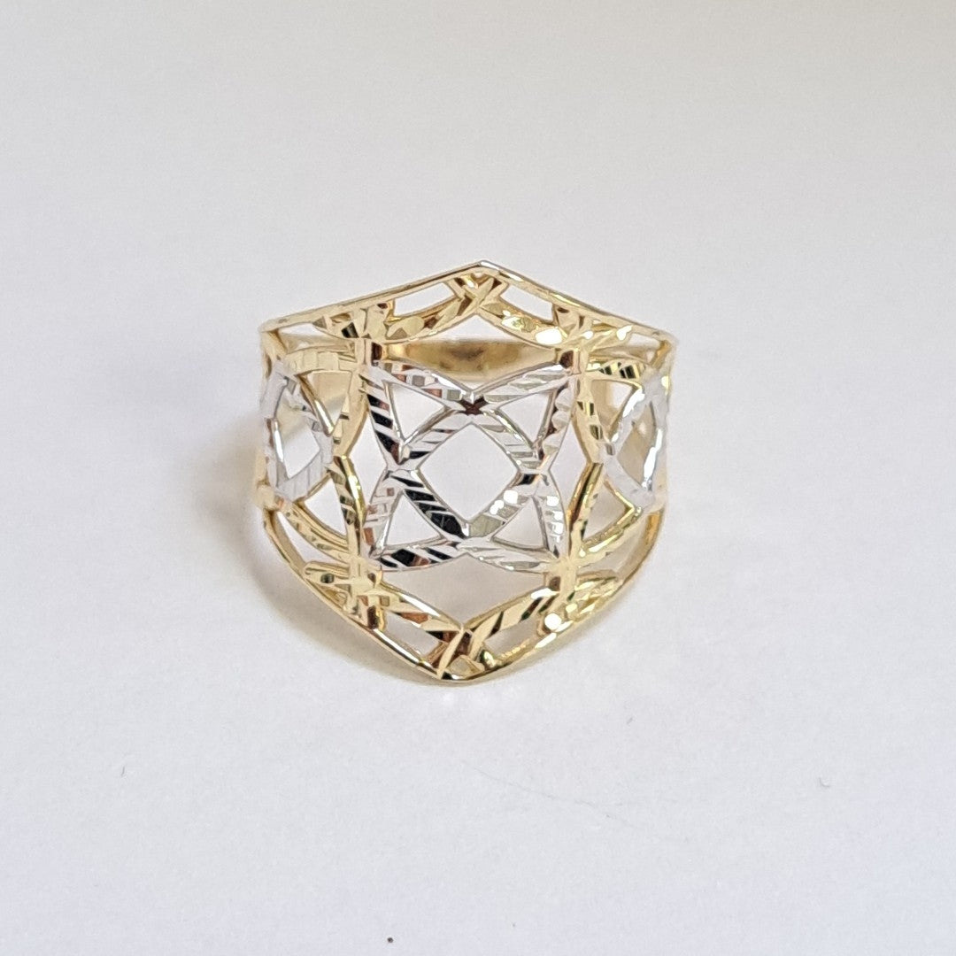 ANILLOS CON ESTRELLA CELTA 14K TALLA 6.5 2.1 GR (NUEVO)
