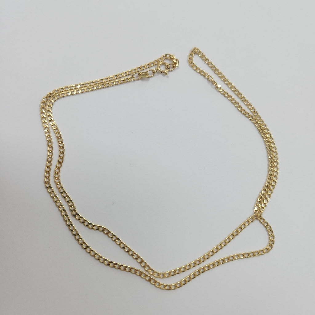 CADENAS BARBADA AMARILLA ORO 14K 2 (NUEVO)