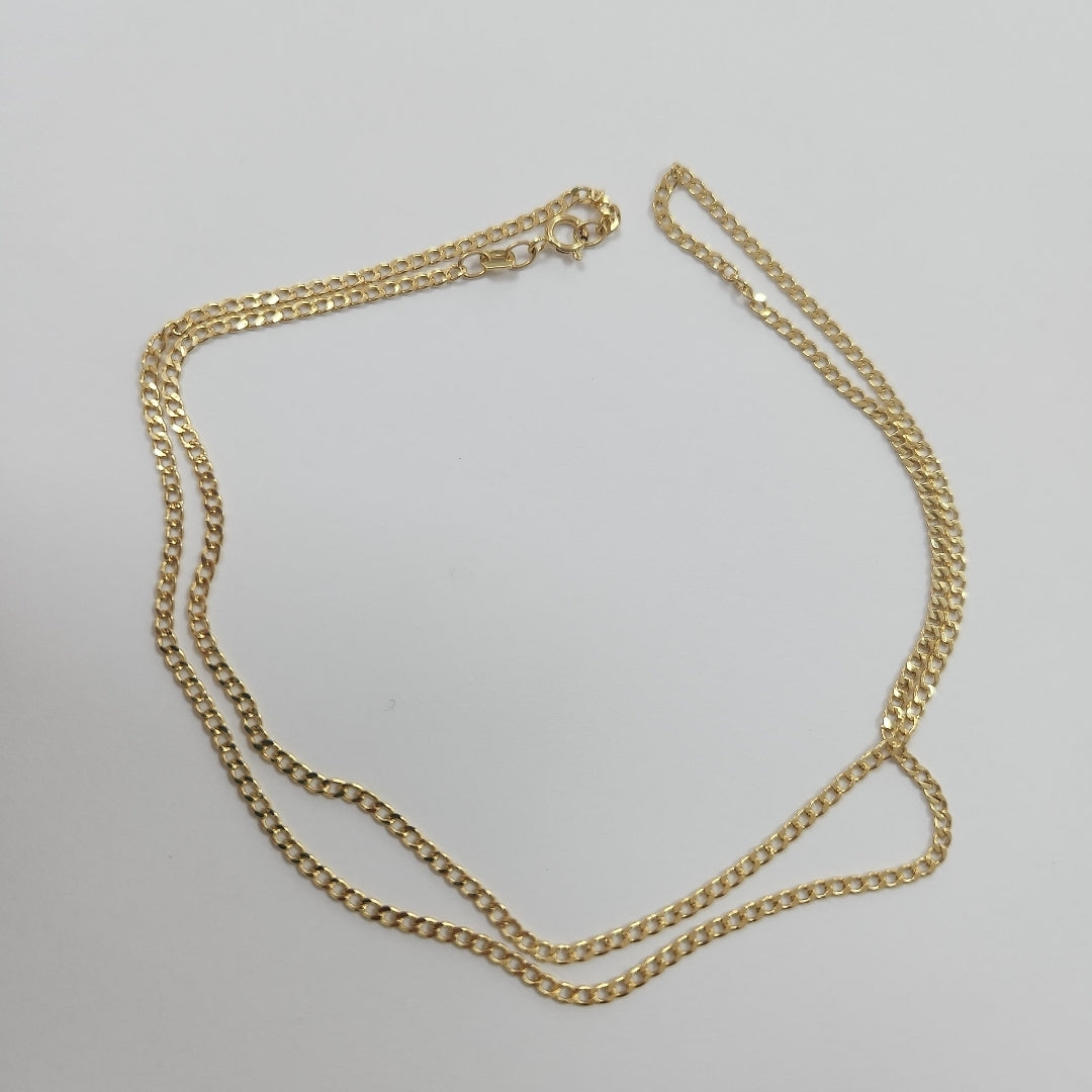 CADENAS BARBADA AMARILLA ORO 14K 2 (NUEVO)