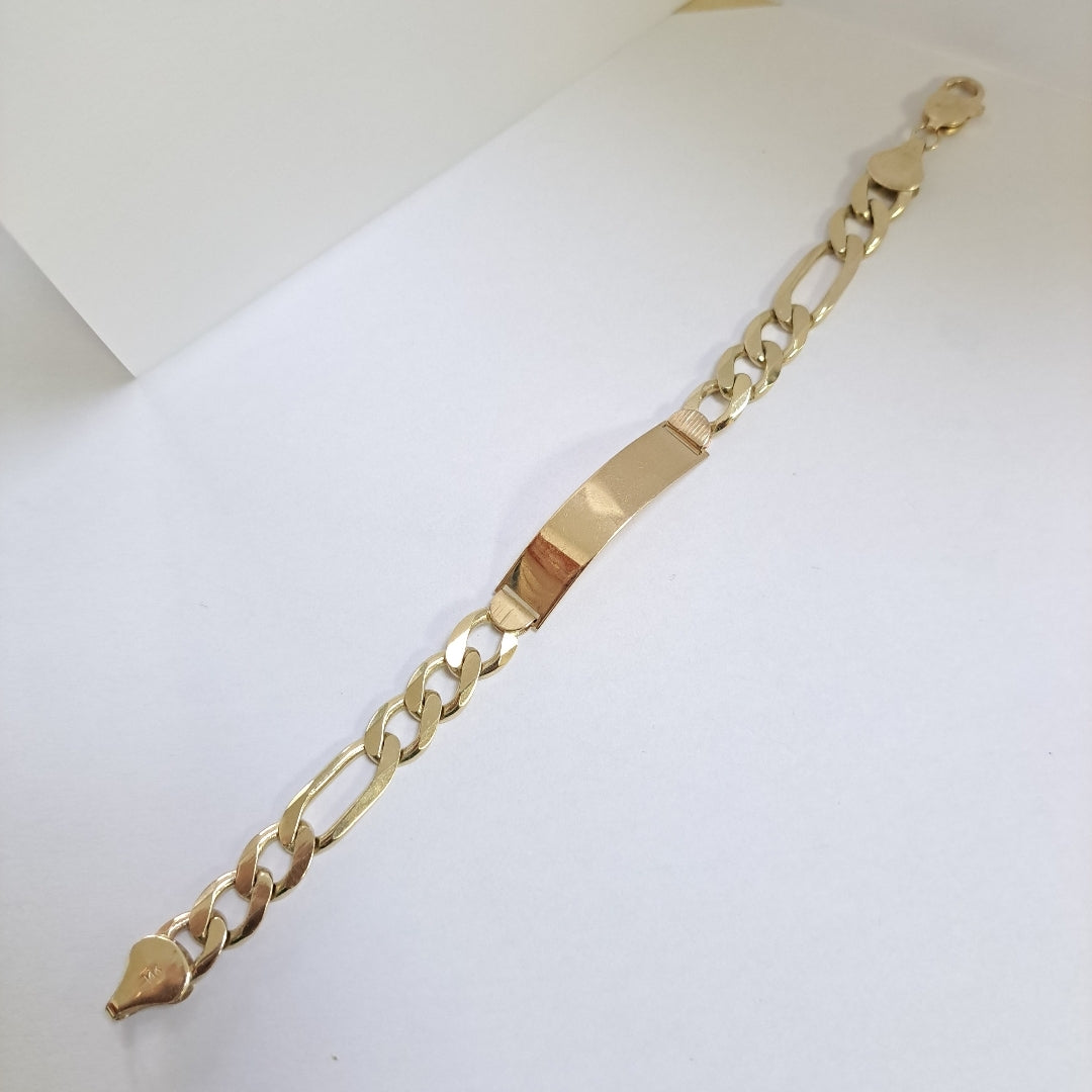 PULSERA ESCLAVA 3X1 14K 21 CM 28.8 GR (NUEVO)