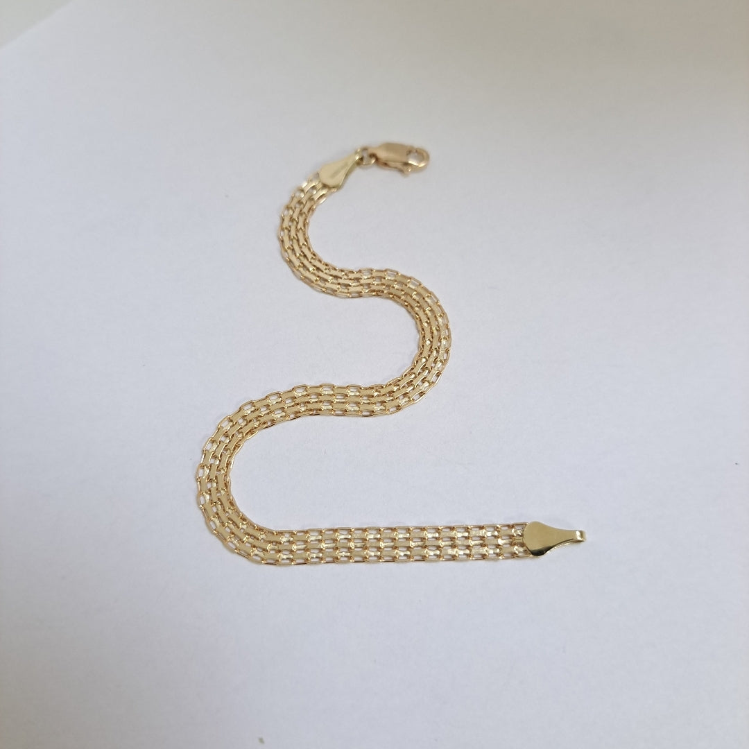 PULSERA ESPECIAL 10K 18 CM 3.9 GR (NUEVO)