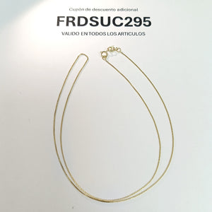 CADENA VENECIANO 14K 50 CM 1.6 GR (NUEVO)