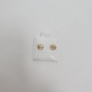 BROQUELES BROQUEL FIG BOTON C CIRCONIA 14K 0.2916 GR (NUEVO)