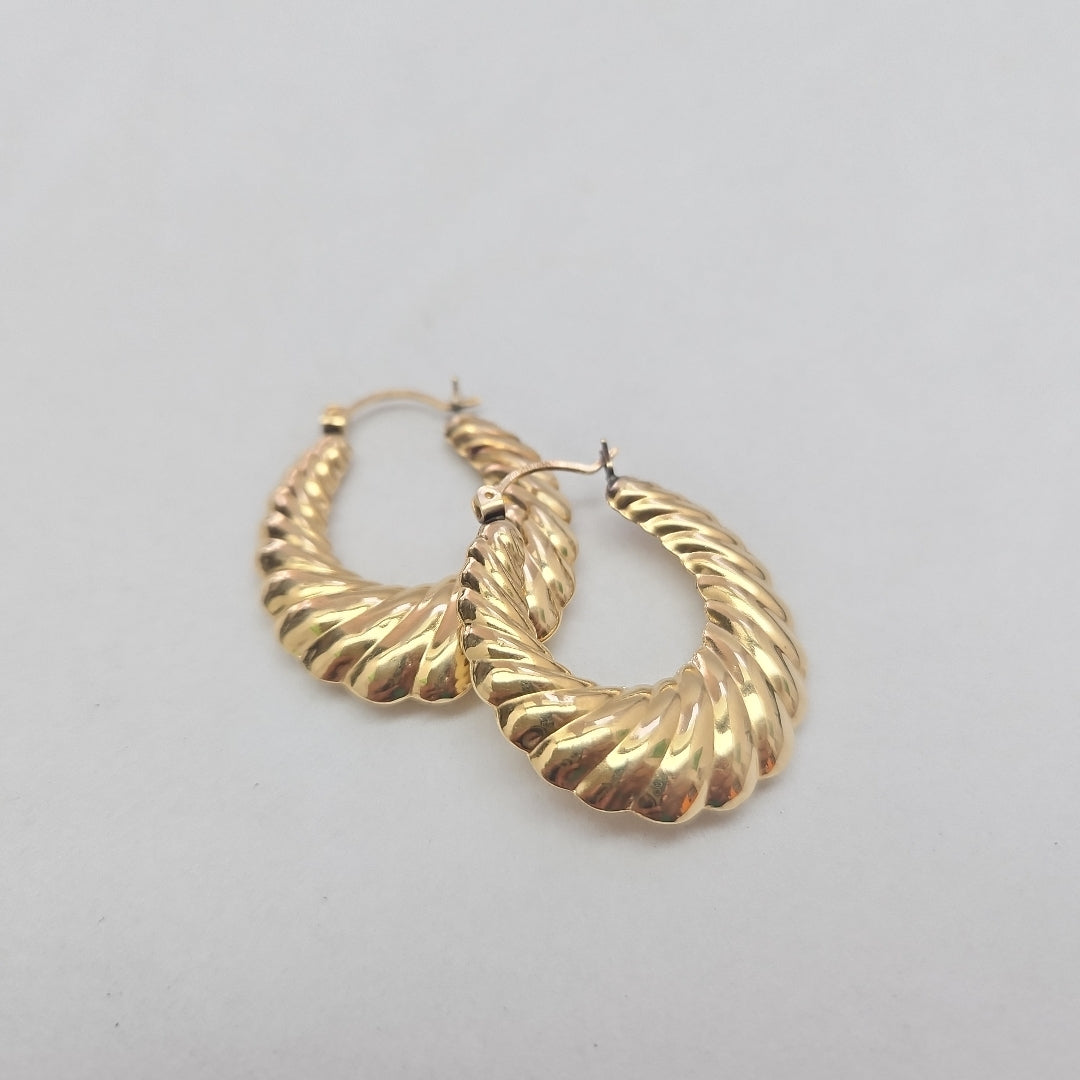 ARRACADAS PAR ORO 14 K 5.1 GRMS (SEMINUEVO)