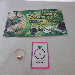 ANILLITO ORO 10 K 1,00 GRMS (SEMINUEVO)