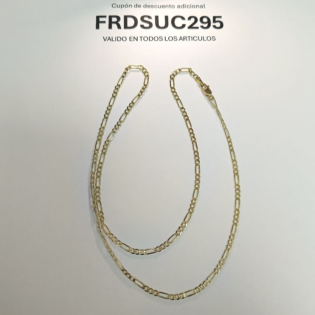 CADENA 3X1 14K 50 CM 4.6 GR (NUEVO)