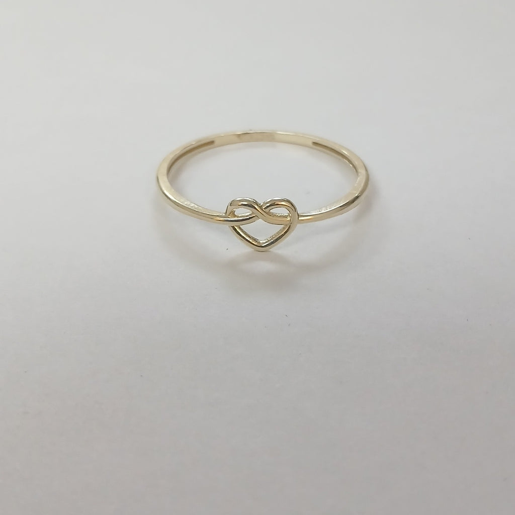 ANILLOS ANILLITO FIG CORAZON 10K TALLA 9 0.9 GR (NUEVO)