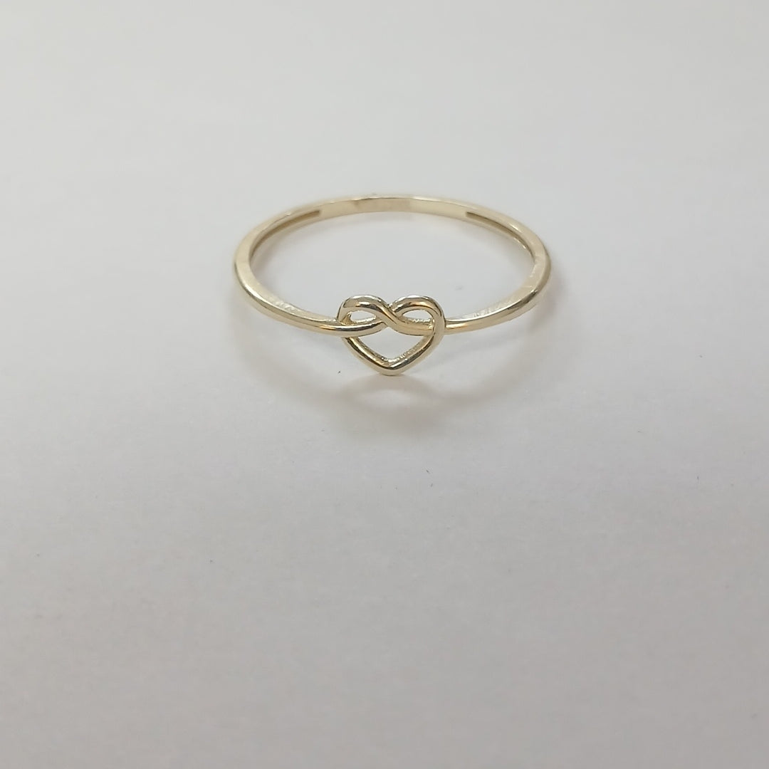ANILLOS ANILLITO FIG CORAZON 10K TALLA 9 0.9 GR (NUEVO)